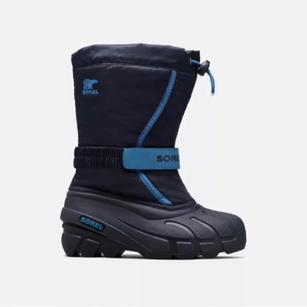 Sorel Collegiate Navy / Atmosphere Children’s Flurry Boots Size 1 US $55